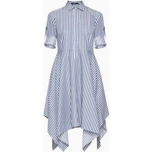 BCBGMAXAZRIA Beatryce Striped Shirt Dress Blue Stripe BCBG BCBGirls Stripes